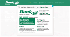 Desktop Screenshot of baumschule-bunk.de